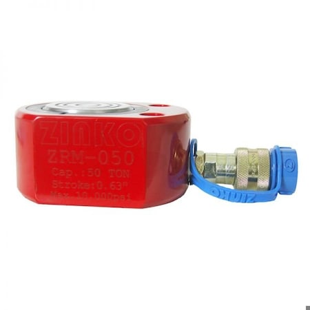 Zinko ZRM-050 Super Low Cylinder, 50 ton, 0.63in Stroke Min. Height 2.63in 21M-050